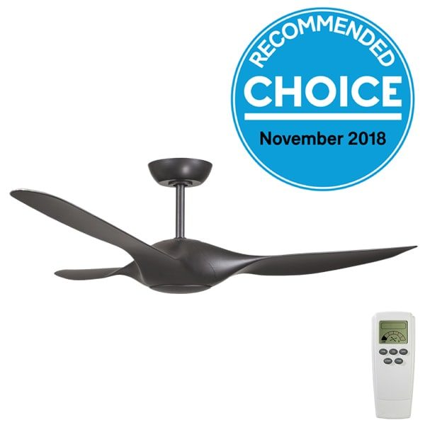 Origin Dc Ceiling Fan With Remote Black 56 Fanco Australia