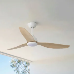 fanco-eco-style-dc-52-inches-white-beechwood-with-light-outdoor-ceiling-close-up-insitu