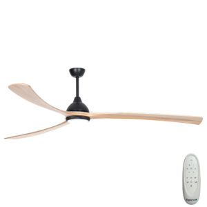 fanco-sanctuary-dc-ceiling-fan-with-cct-led-light-and-remote-control-black-with-natural-blades-92-inch