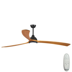 fanco-sanctuary-dc-ceiling-fan-with-cct-led-light-and-remote-control-black-with-teak-blades-86-inch