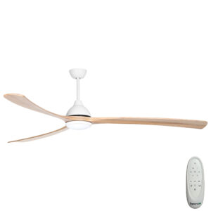 fanco-sanctuary-dc-ceiling-fan-with-cct-led-light-and-remote-control-white-with-natural-blades-86-inch