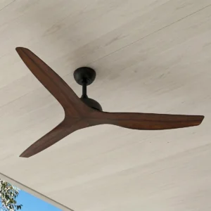 fanco-eco-style-dc-ceiling-fan-60-inch-black-motor-with-koa-blades-close-up