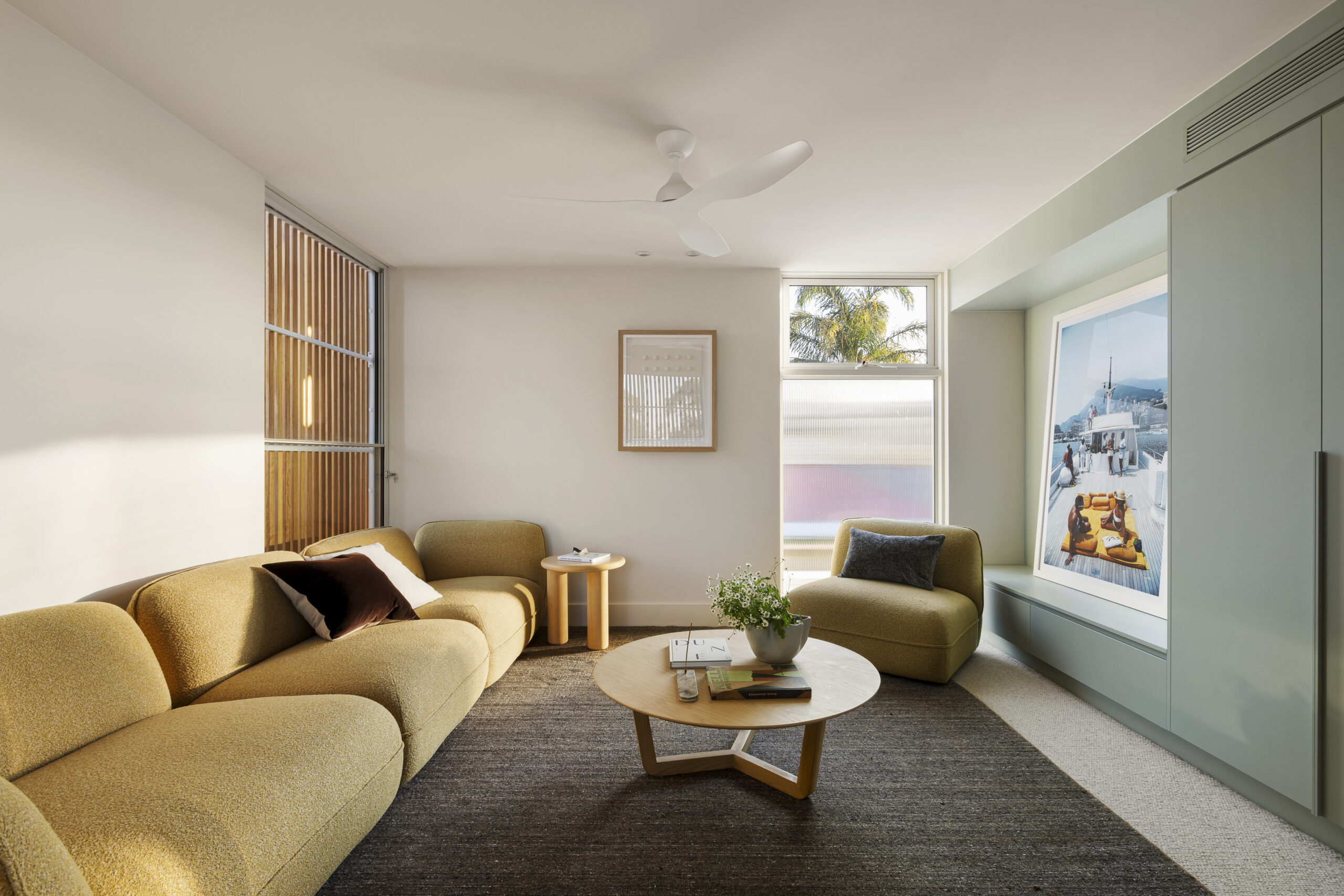 fanco eco style dc 52 inch white fan modern living room helen street northcote energy efficient design