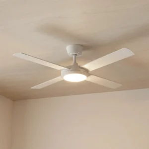 Fanco Eco Silent Pro 52 inch DC SMART Ceiling Fan with LED Light in White