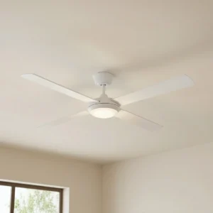 Fanco Eco Silent Pro 56 inch DC SMART Ceiling Fan with LED Light in White
