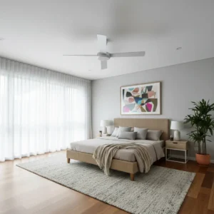 fanco-eco-silent-pro-dc-56-inch-white-with-cct-led-light-installed-in-modern-bedroom