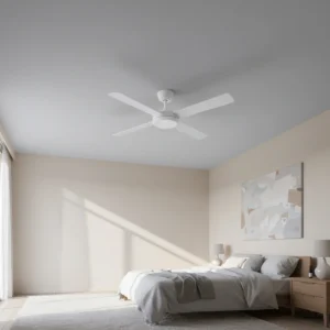 fanco-eco-silent-pro-smart-dc-48-inch-white-with-cct-led-light-installed-in-bedroom