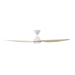 fanco-infinity-id-v3-smart-dc-60-inch-white-with-beechwood-blades-with-cct-led-light-side-view